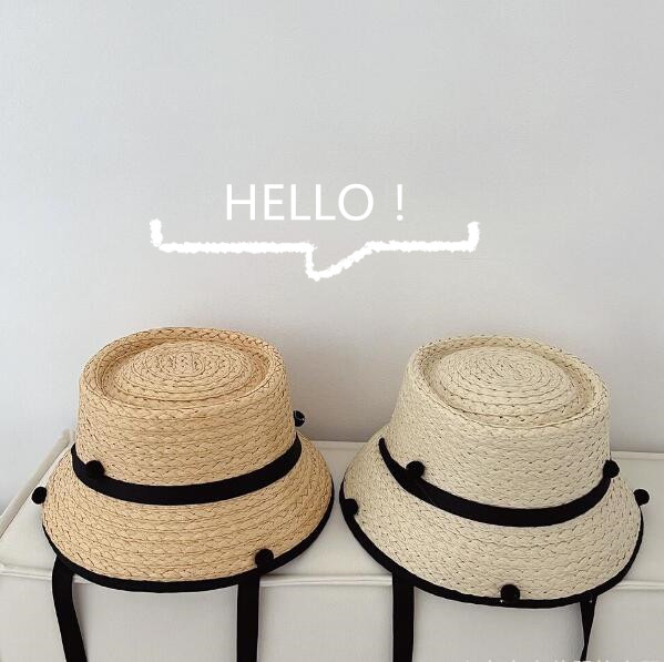 「2024」子供用★帽子★麦わら帽子★キッズ★可愛い★2色