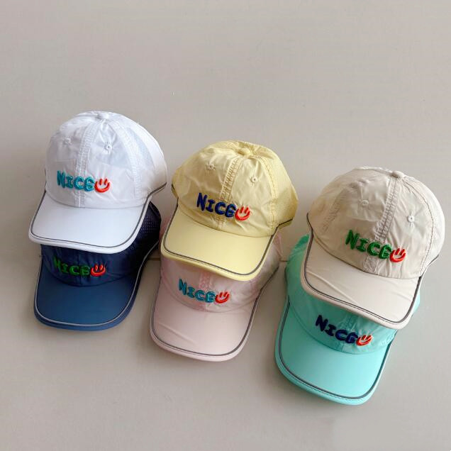 「2024」子供用★帽子★キャップ★キッズ★男女兼用★速乾★NICE★野球帽★6色