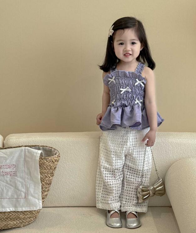 2024★夏新作★韓国風子供服★トップス+ズボン★90-130CM