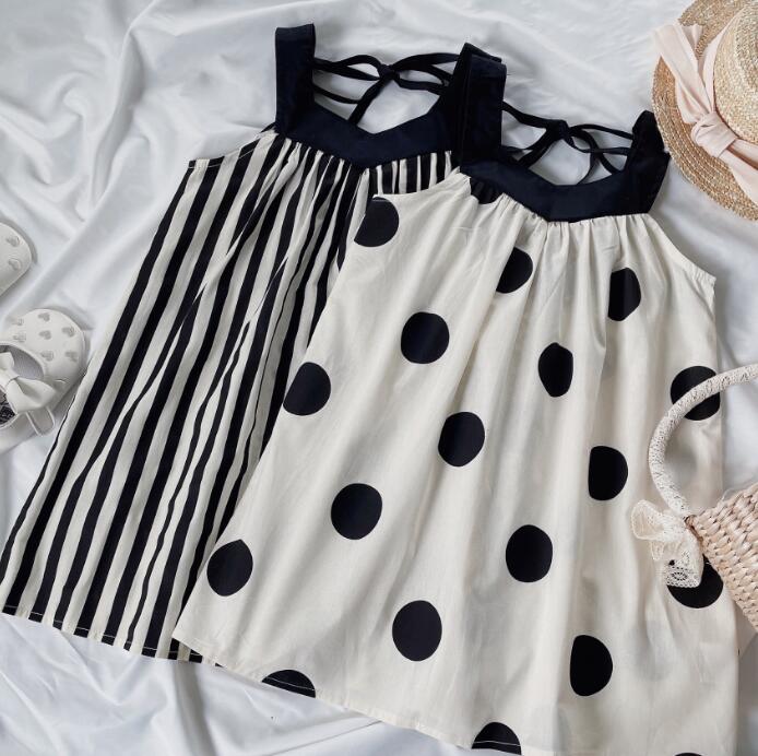 子供服★ワンピース★ノースリーブ★韓国風子供服★キッズ女の子★2色★90-140CM