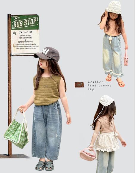 2024夏新品★子供服　トップス★100-160cm　2色