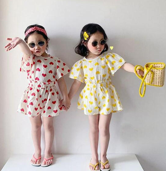 「2024」子供服★トップス+パンツ★セットアップ★韓国風子供服★キッズ★2色★80-130CM