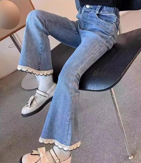 「2024」子供服★ボトムス★ズボン★ジーンズ★キッズ女の子★韓国風子供服★100-160CM