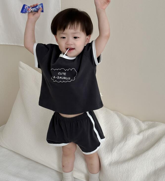 2024新品★ベビー服★トップス+ズボン　セット★73-100cm★2色