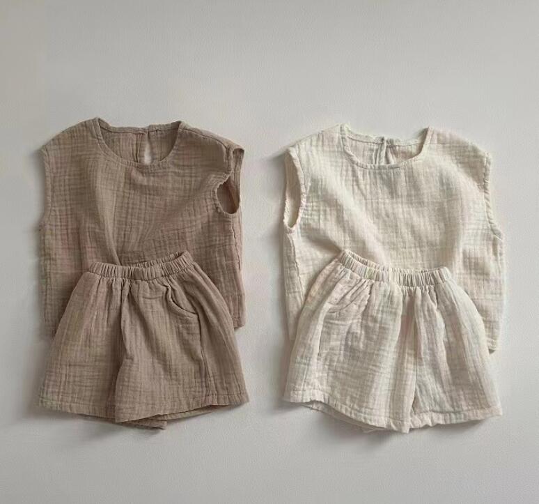 2024新品★ベビー服★トップス+ズボン　セット★73-100cm★2色