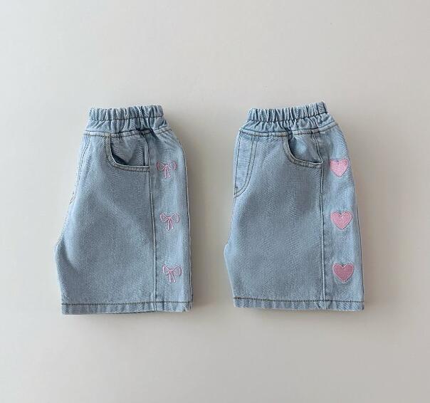 2024夏★子供服　ショートズボン　デニム　90-130cm★2色