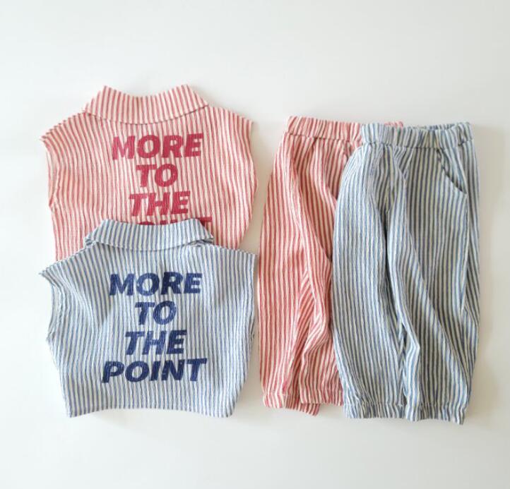 2024夏★子供服　トップス+ズボン　セット　80-130cm★2色