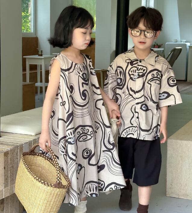 2024★夏新作★韓国風子供服★分けて販売★シャツ★ワンピース★90-150CM