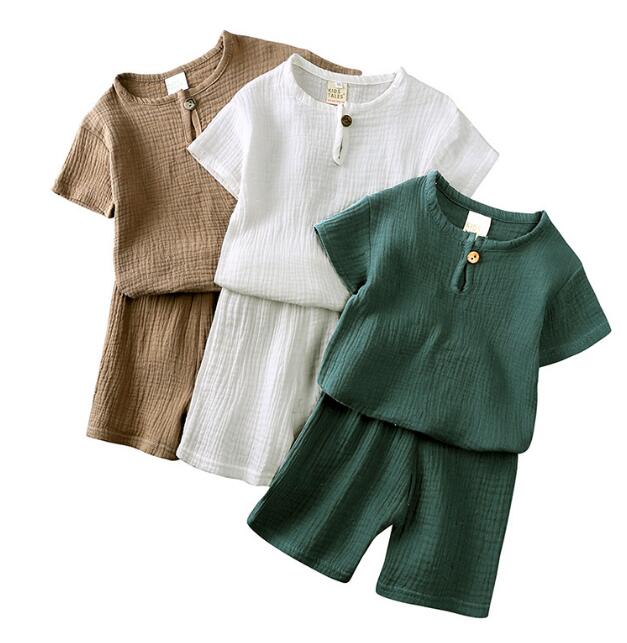 2024★夏新作★韓国風子供服★トップス+ズボン★5色80-140CM