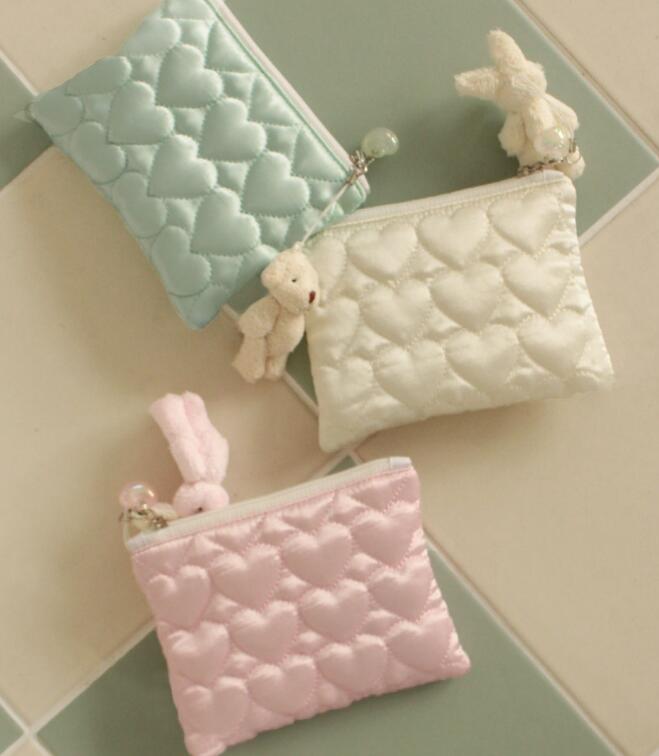 ★収納袋★可愛い化粧袋　ハンドバッグ★3色