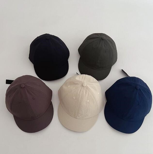 「2024」子供用★帽子★キャップ★キッズ★無地★野球帽★速乾★韓国風★5色