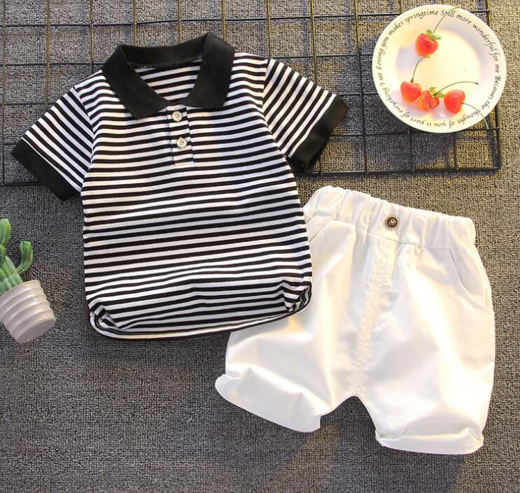 2024夏新作★子供服　トップス+ズボン　セット★80-120cm★2色