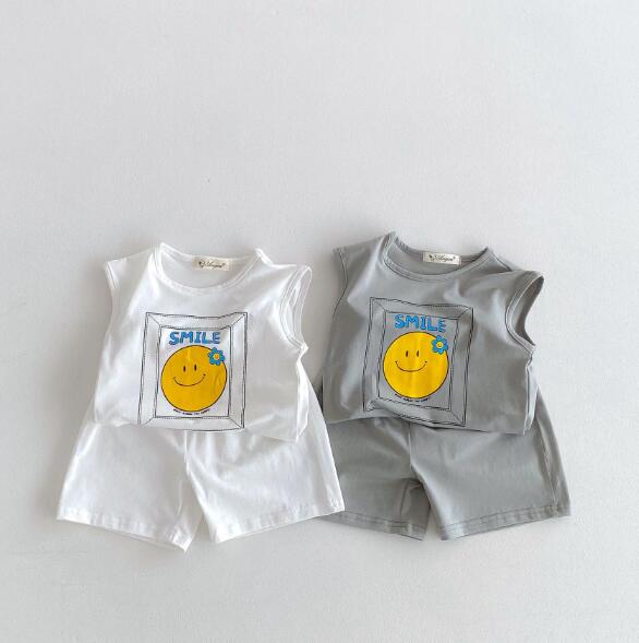 「2024」子供服★トップス+ズボン★セットアップ★韓国風子供服★2色★80-130CM