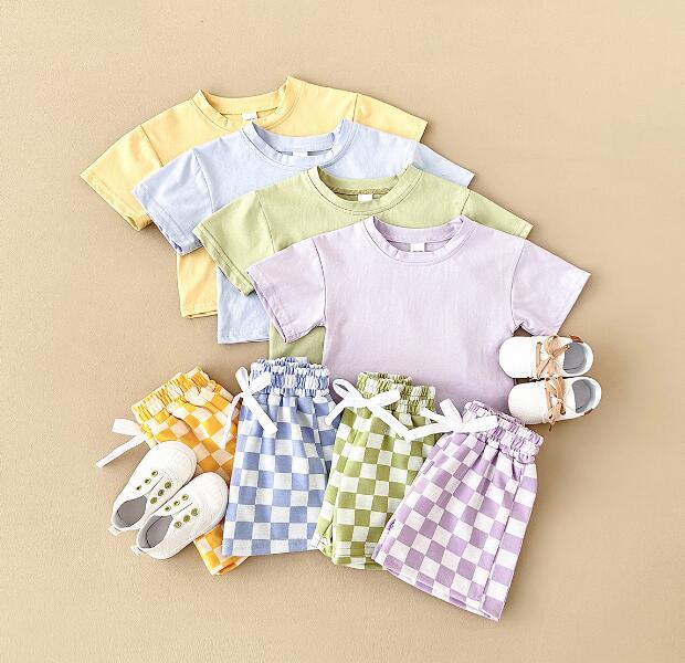 2024夏新型★子供服　トップス+ズボン　セット★★4色