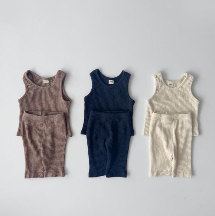 2024★夏新作★韓国風子供服★トップス+ズボン★3色80-130CM