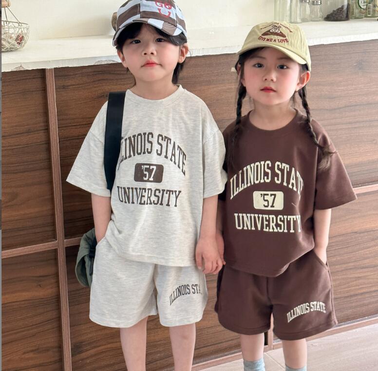 2024★夏新作★韓国風子供服★トップス+ズボン★2色80-150CM