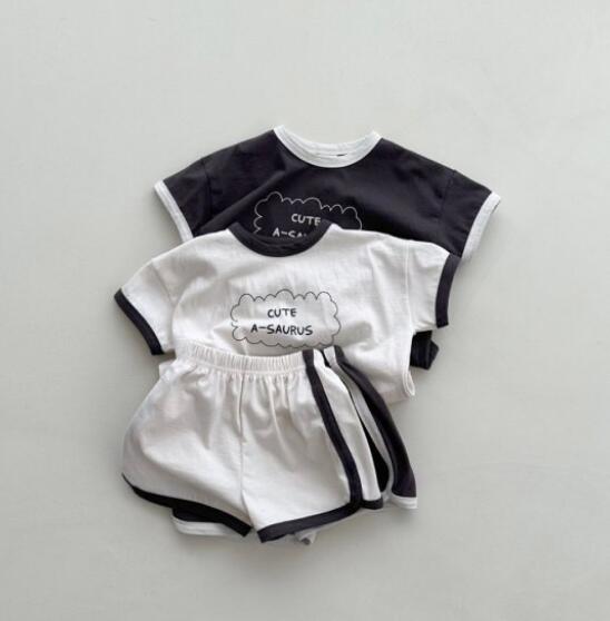 「2024」子供服★トップス+ズボン★セットアップ★韓国風子供服★袖なし★2色★80-130CM