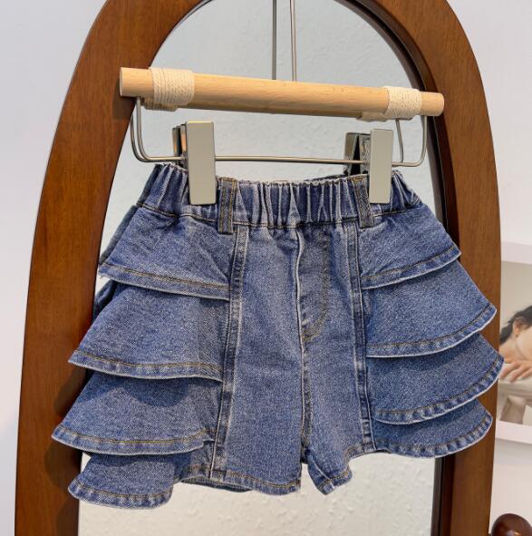 「2024」子供服★ボトムス★ジーンス★ショートパンツ★韓国風子供服★90-140CM