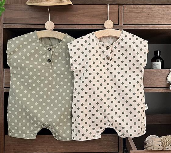 2024新入荷★ベビー服　ロンパース★66-100★2色