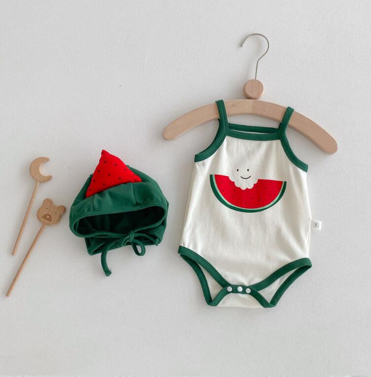 2024新入荷★ベビー服　ロンパース+帽子★66cm〜90cm