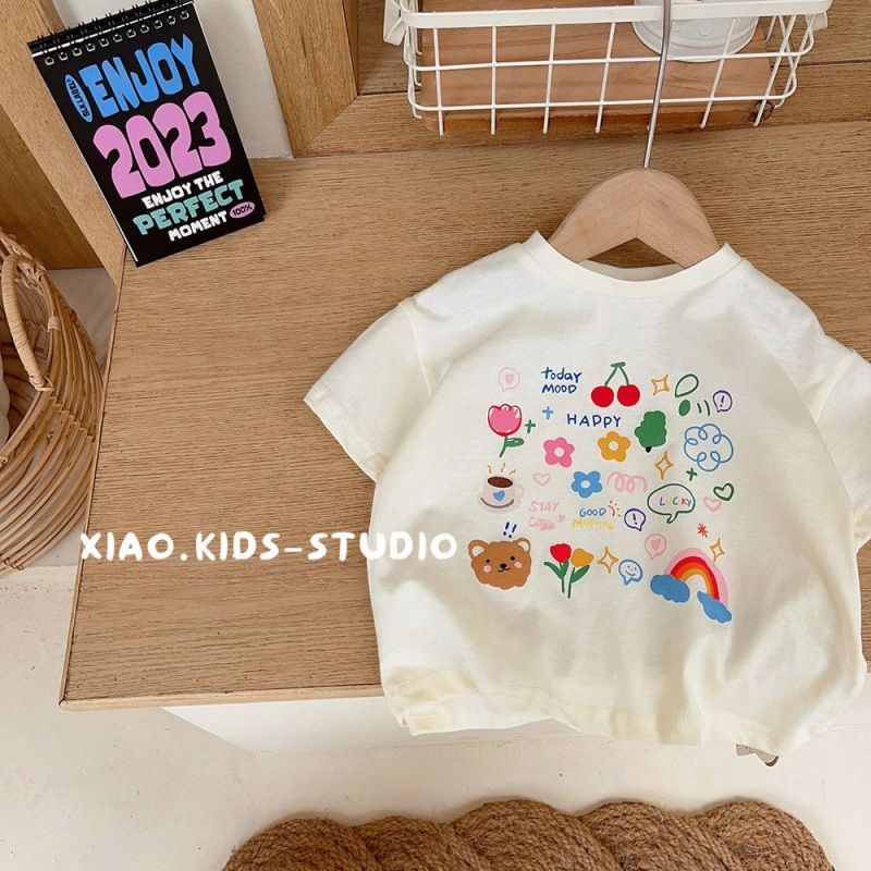 2024★夏新作★韓国風子供服★Tシャツ★80cm〜150cm