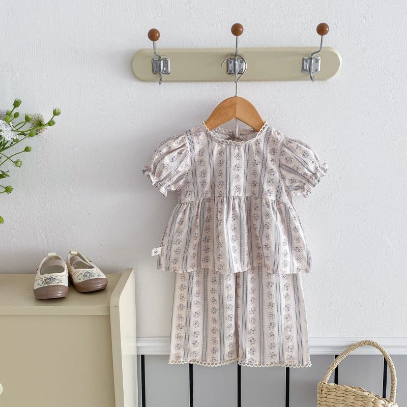 2024★夏新作★韓国風ベビー服★トップス+ズボン★73〜120