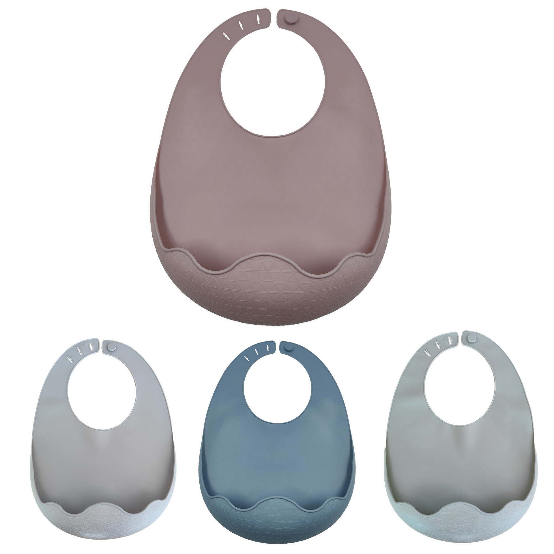 2024★ベビー用★食事用エプロン★食事用ビブ★涎掛け★ 4色