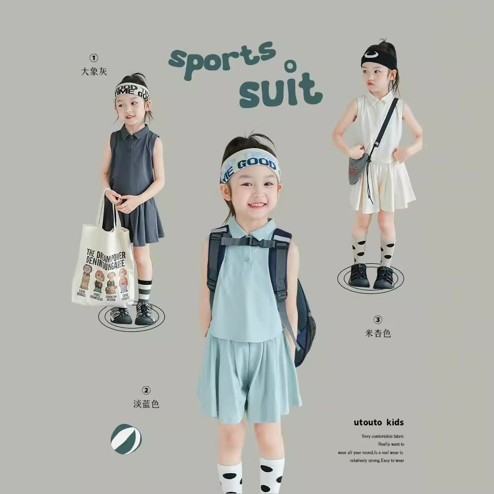 2024新品★子供服　セットアップ★90cm〜140cm 2色