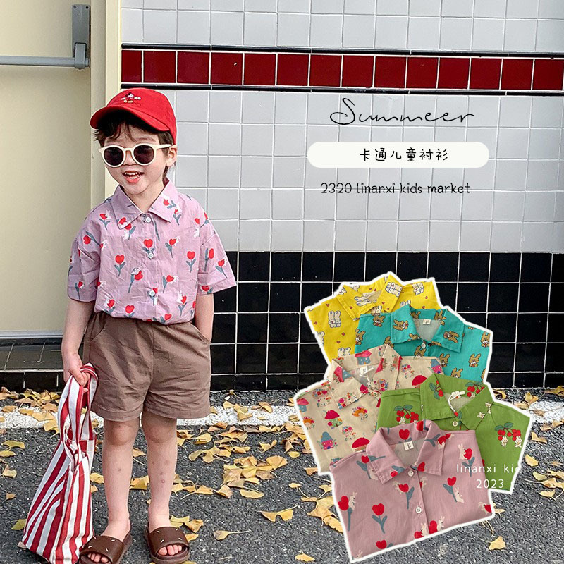 2024夏★子供服　トップス　シャツ★80cm〜120cm 4色