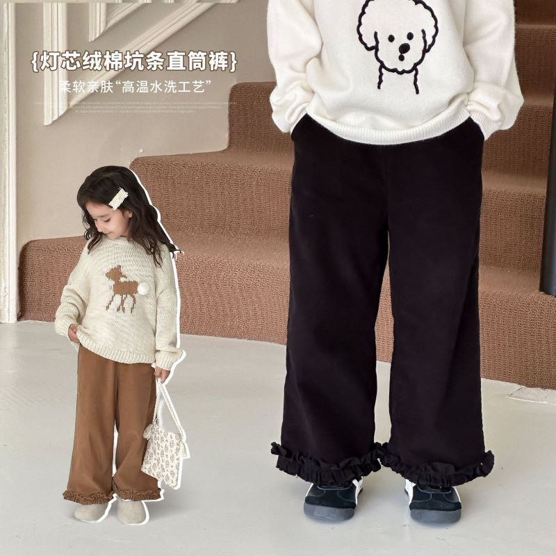 2024秋新入荷LM子供服　コーデュロイズボン★90cm〜150cm 2色