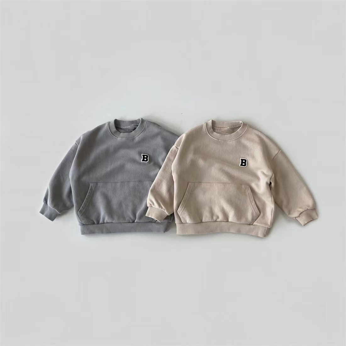 2024秋YQ★子供服　トップス　トレーナー★66cm〜90cm 2色