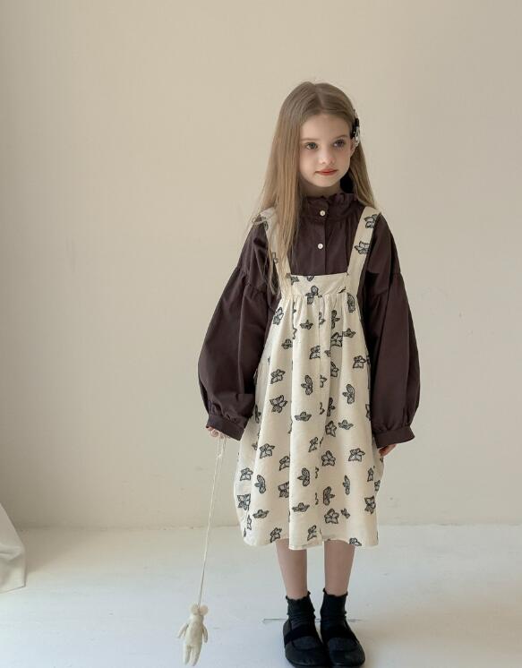 2024秋新作ZL★子供服　ワンピース★100cm〜150cm