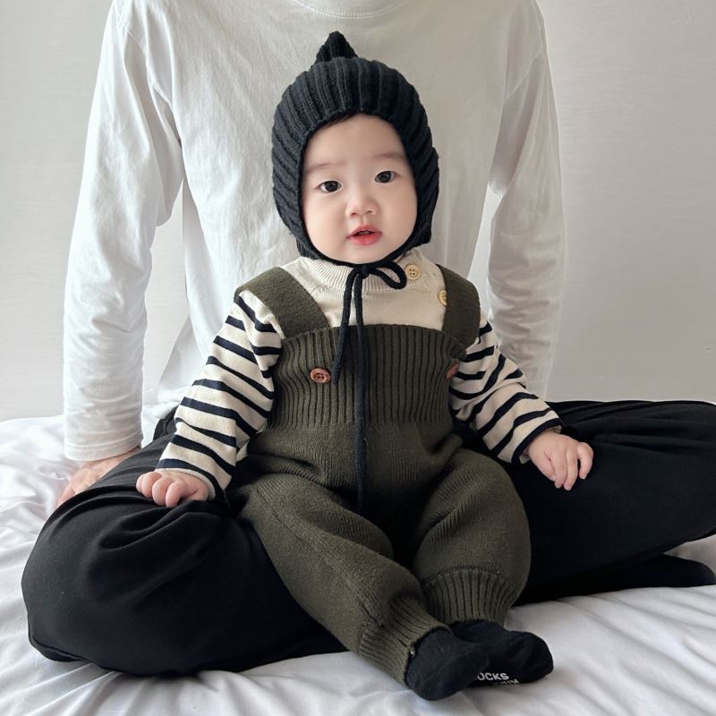 「2024」子供服★ニット★サロペット★連体服★韓国風子供服★ベビー★5色66cm〜100cm