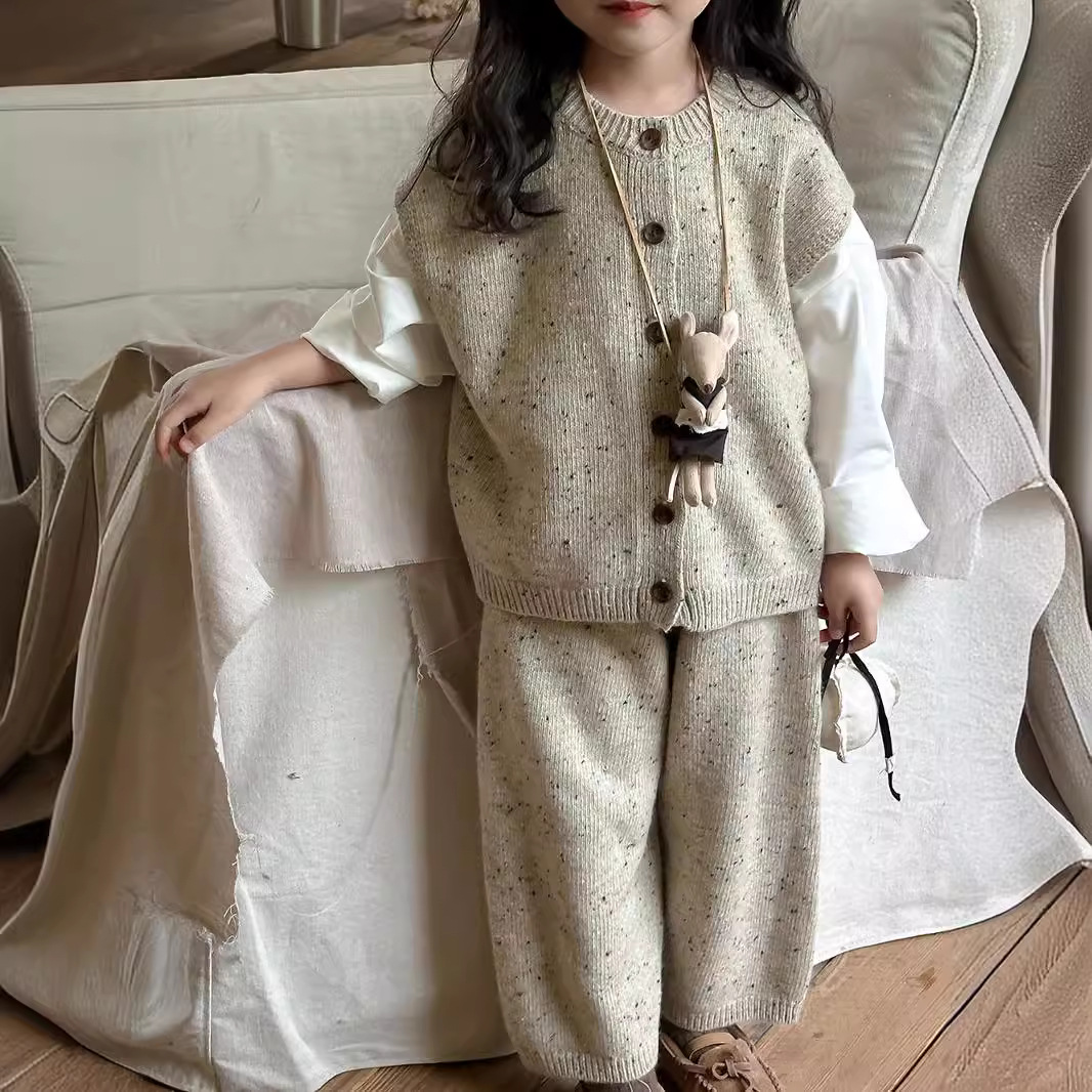 2024★秋冬新作★韓国風ベビー服★トップス+ズボン★90cm〜140cm