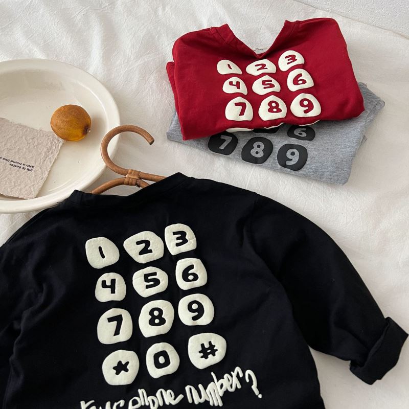 「2024」子供服★トップス★Tシャツ★韓国風子供服★3色90cm〜140cm