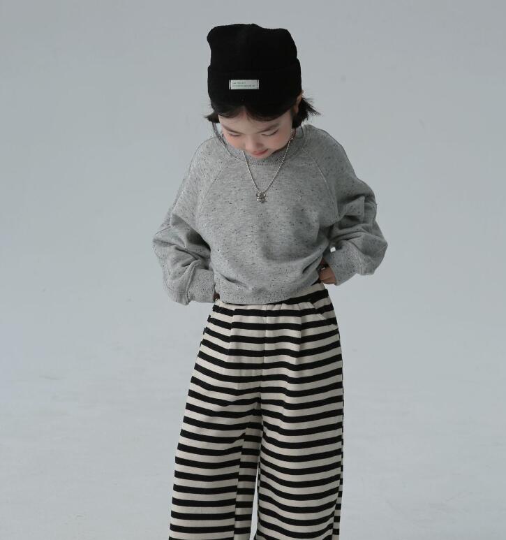 2024秋新BO★子供服&親子服　つぶつぶトレーナー　トップス★90〜150cm/MとL