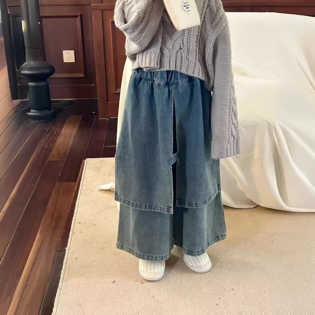 「2024」子供服★ズボン★ジーンズ★ボトムス★韓国風子供服★90cm〜140cm