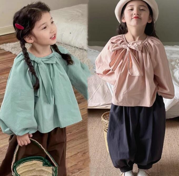 2024年秋新★子供服　トップス★タグ7-15★2色