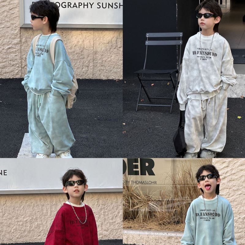 2024秋新品★子供服　セットアップ★90cm〜150cm 3色