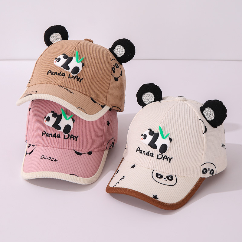 「2024」子供用★帽子★キャップ★キッズ★野球帽★パンダ★5色