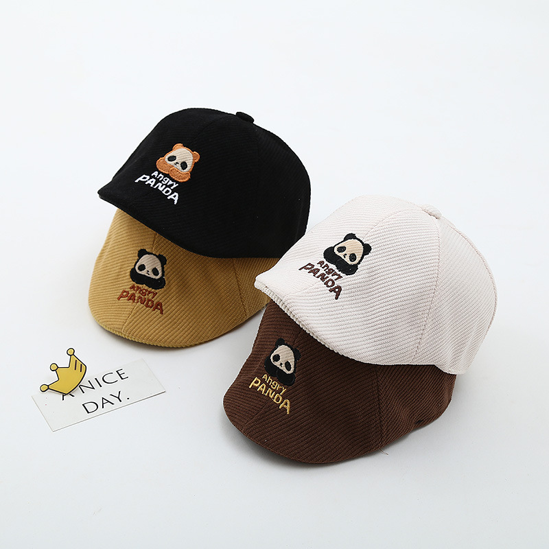 「2024」子供用★帽子★キャップ★キッズ★ベレー帽★パンダ★5色