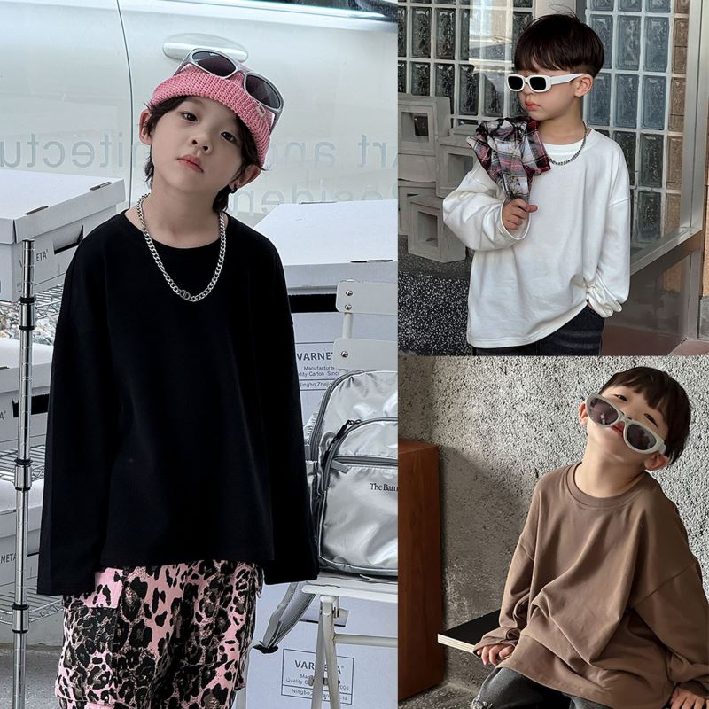 「2024」子供服★トップス★Tシャツ★韓国風子供服★3色90cm〜140cm
