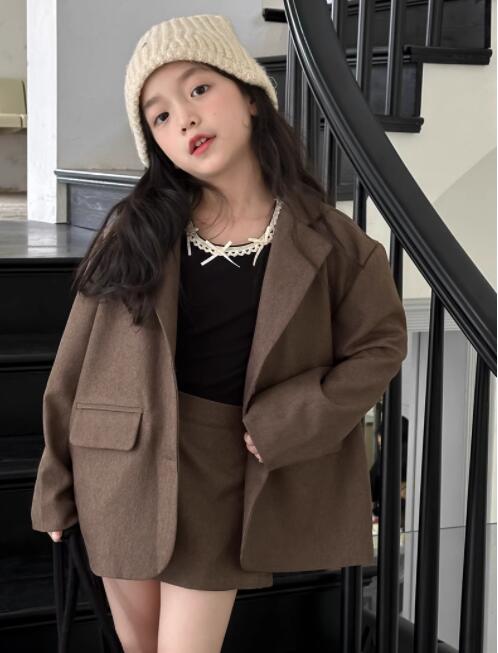 2024秋新品★子供服　コート+ズボン　セット★100-160cm★