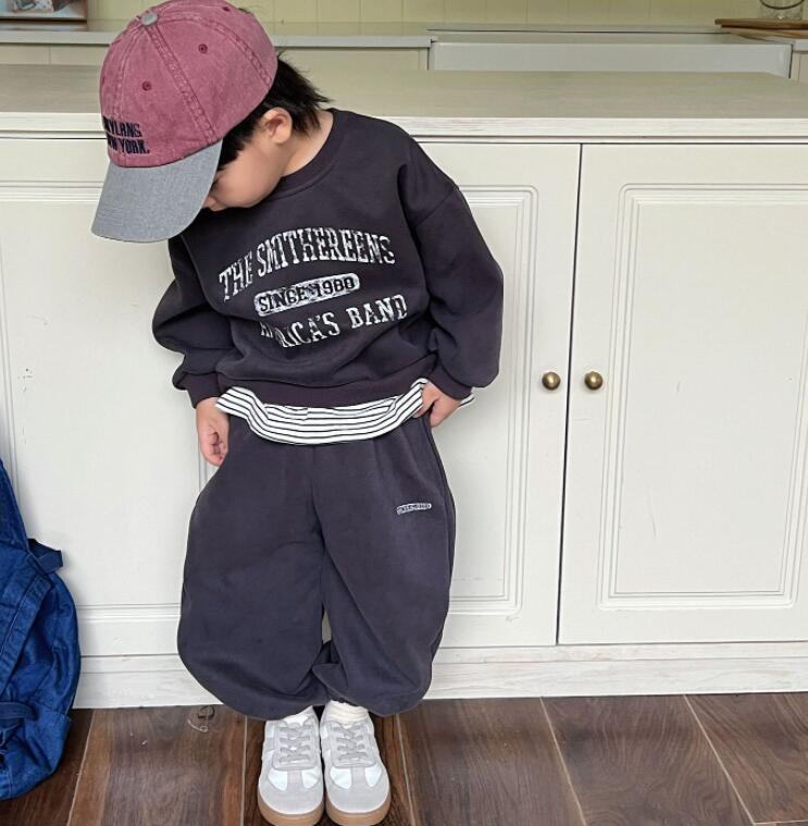 2024秋新品★子供服　セットアップ★90cm〜140cm 3色