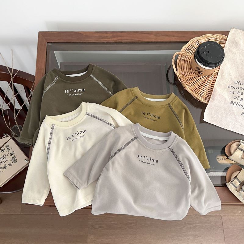 「2024」子供服★トップス★Tシャツ韓国風子供服★ベビー★4色66cm〜100cm