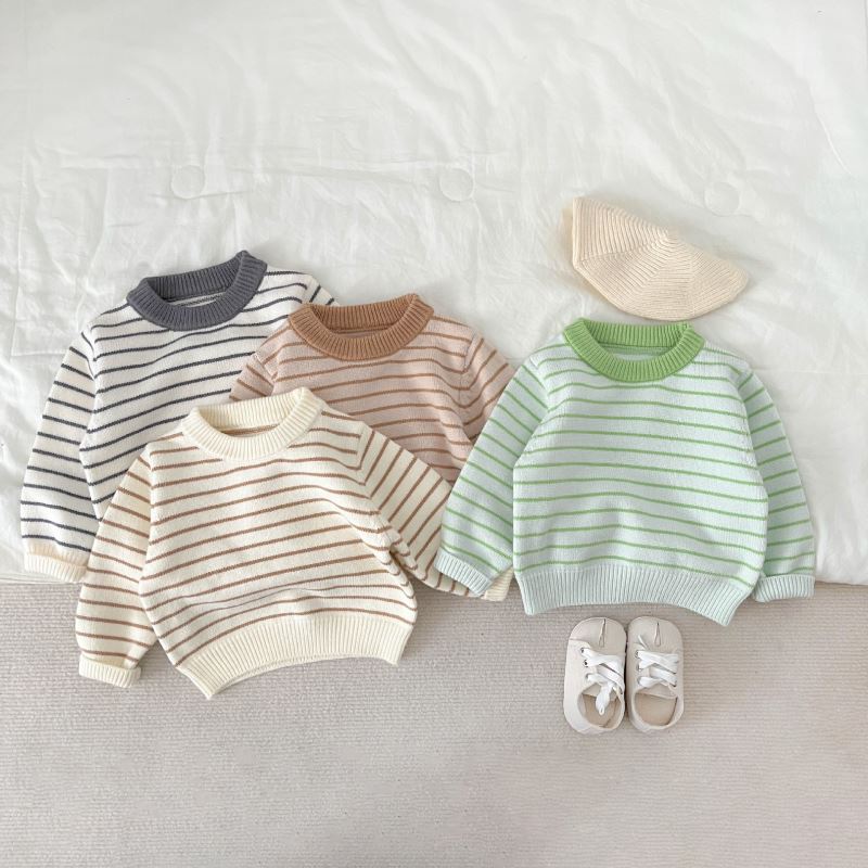 「2024」子供服★トップス★ニット★セーター★韓国風子供服★ベビー★4色66cm〜100cm