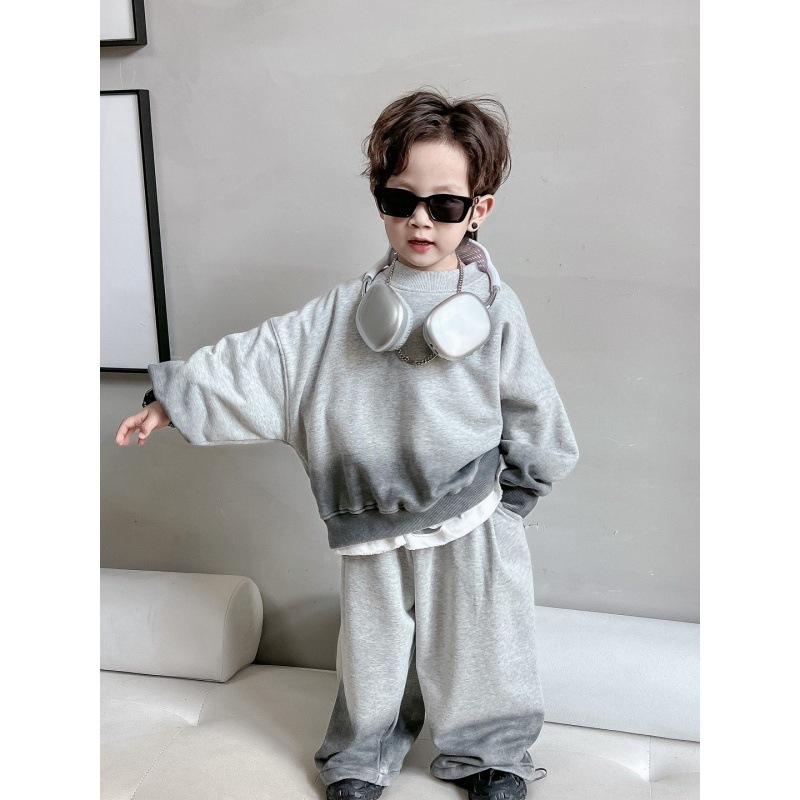 2024秋冬新品★子供服　厚手セットアップ★90〜140