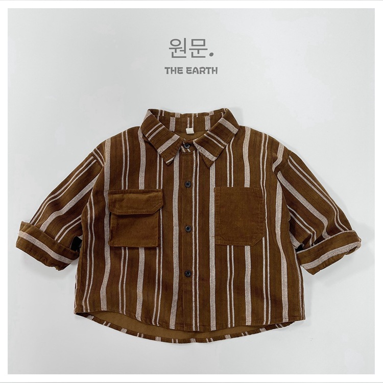 2024★春秋新作★韓国風子供服★シャツ★80cm〜130cm