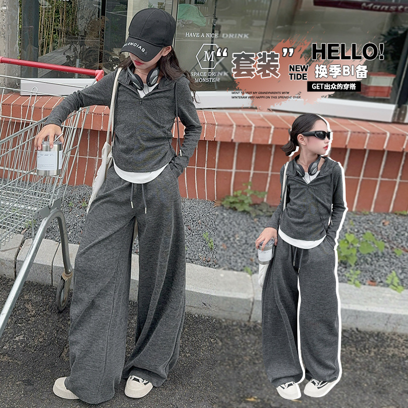 「2024」子供服★トップス+ズボン★セットアップ★韓国風子供服★120cm〜170cm