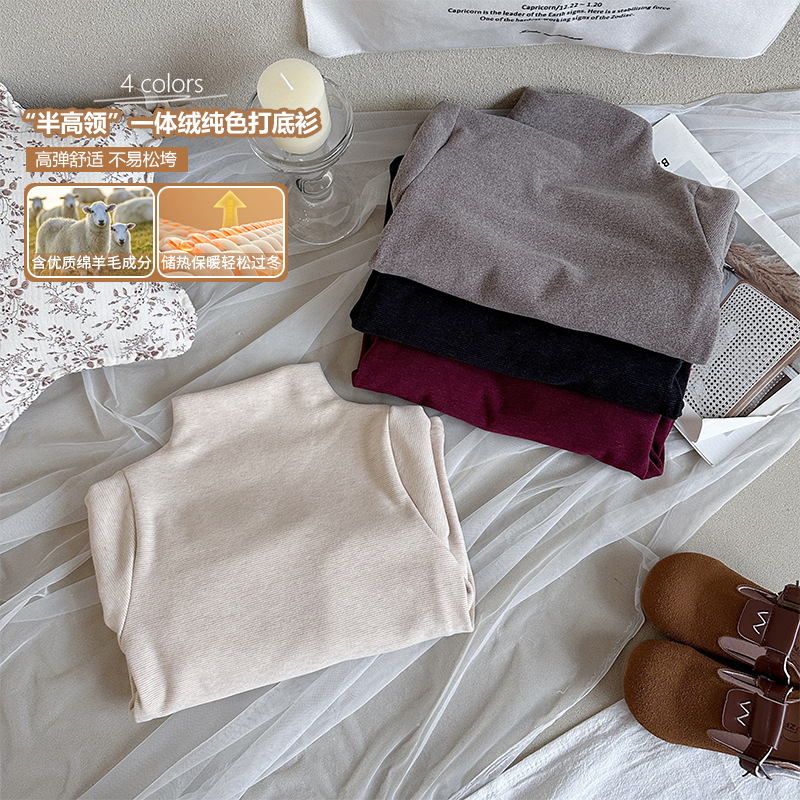 2024秋冬新作★子供服　トップス★90cm〜150cm 4色